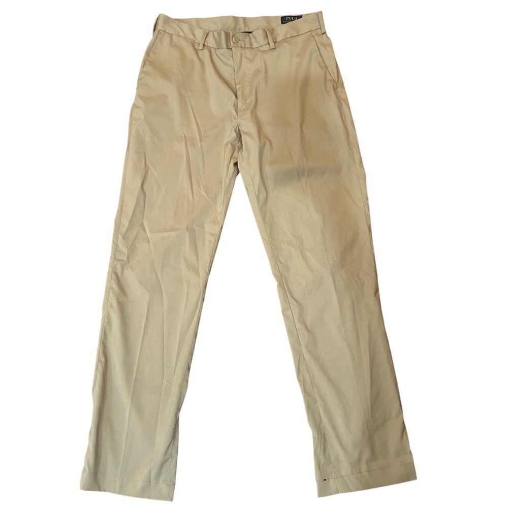 Polo Ralph Lauren Performance Pants Mens Khaki Stretch Chino 34x34